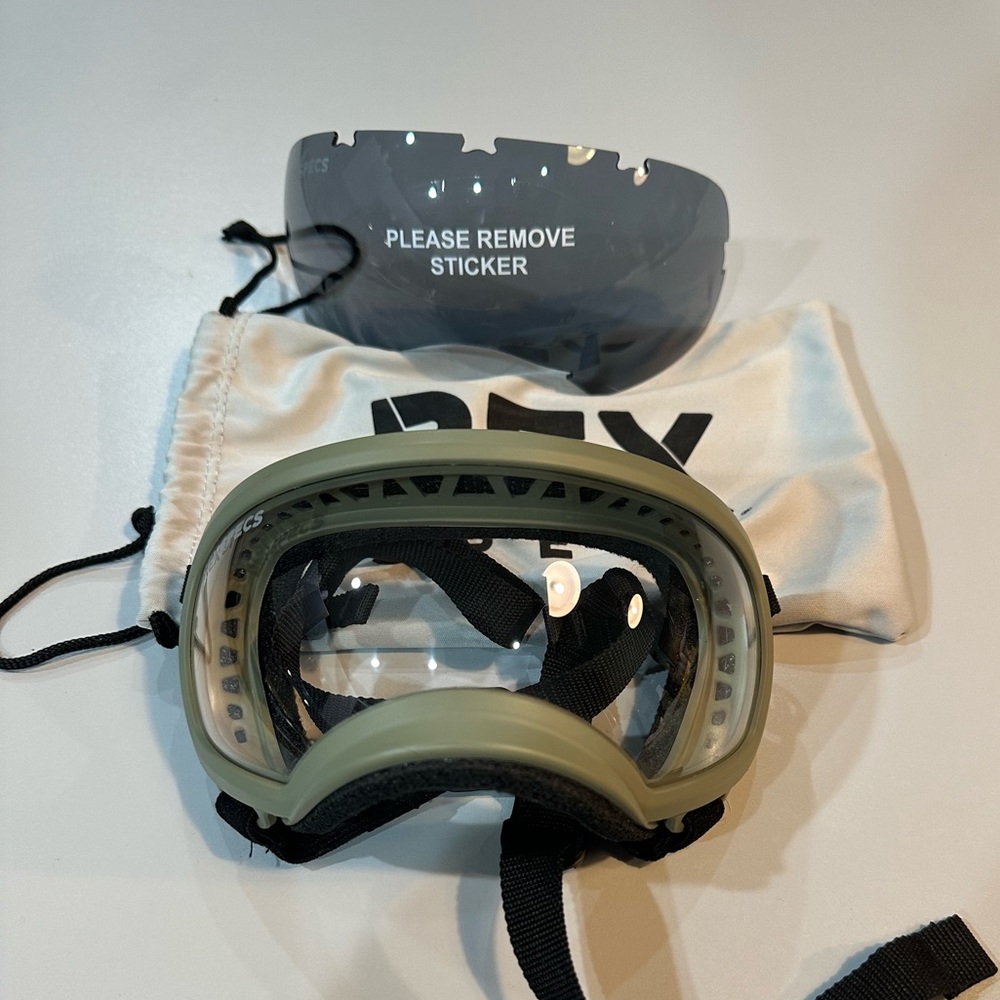 Rex Specs dog goggles, size medium